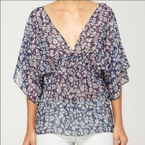 Quiksilver Women’s (QSW) Silk Floral Top- Size M/L